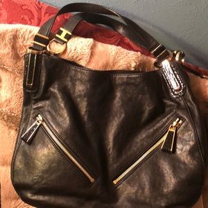 Michael Kors Black leather tote